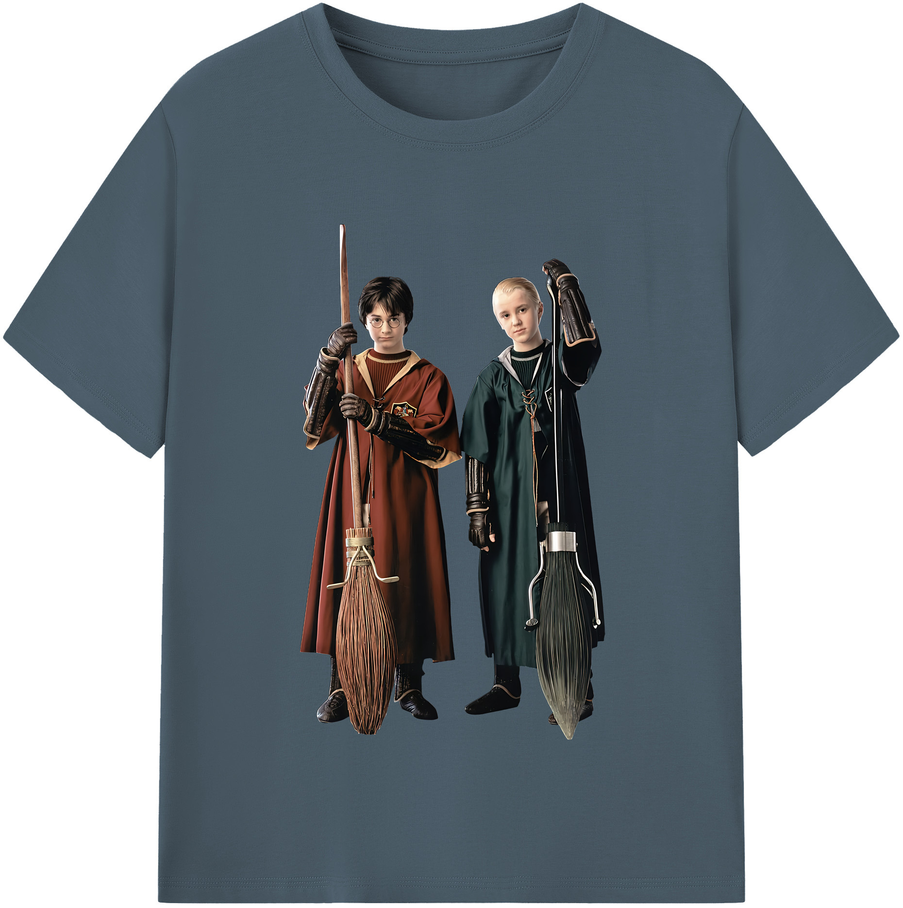 （画像用） Harry Potter ハリー・ポッターシリーズ 綿100％半袖Tシャツ（フロントプリント）